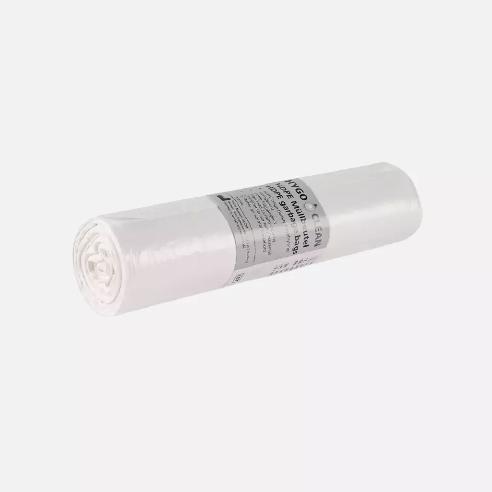 HygoClean 32995, Light HDPE Garbage Bags, 60 l, Transparent, Roll, image 1, gallery thumbnail