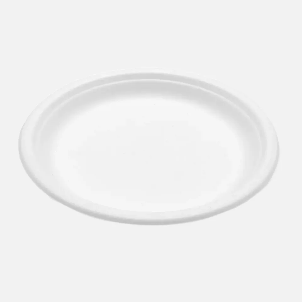 NATUREStar 41042, Bordofino Bagasse Plates, Round, Ø 210 mm, image 1, gallery thumbnail