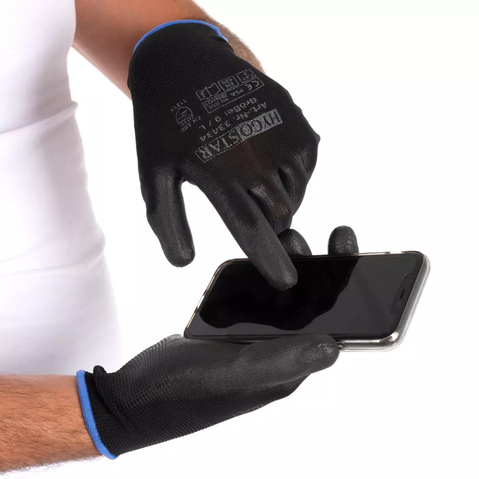 Glove Features · Touch Screen feature highlight