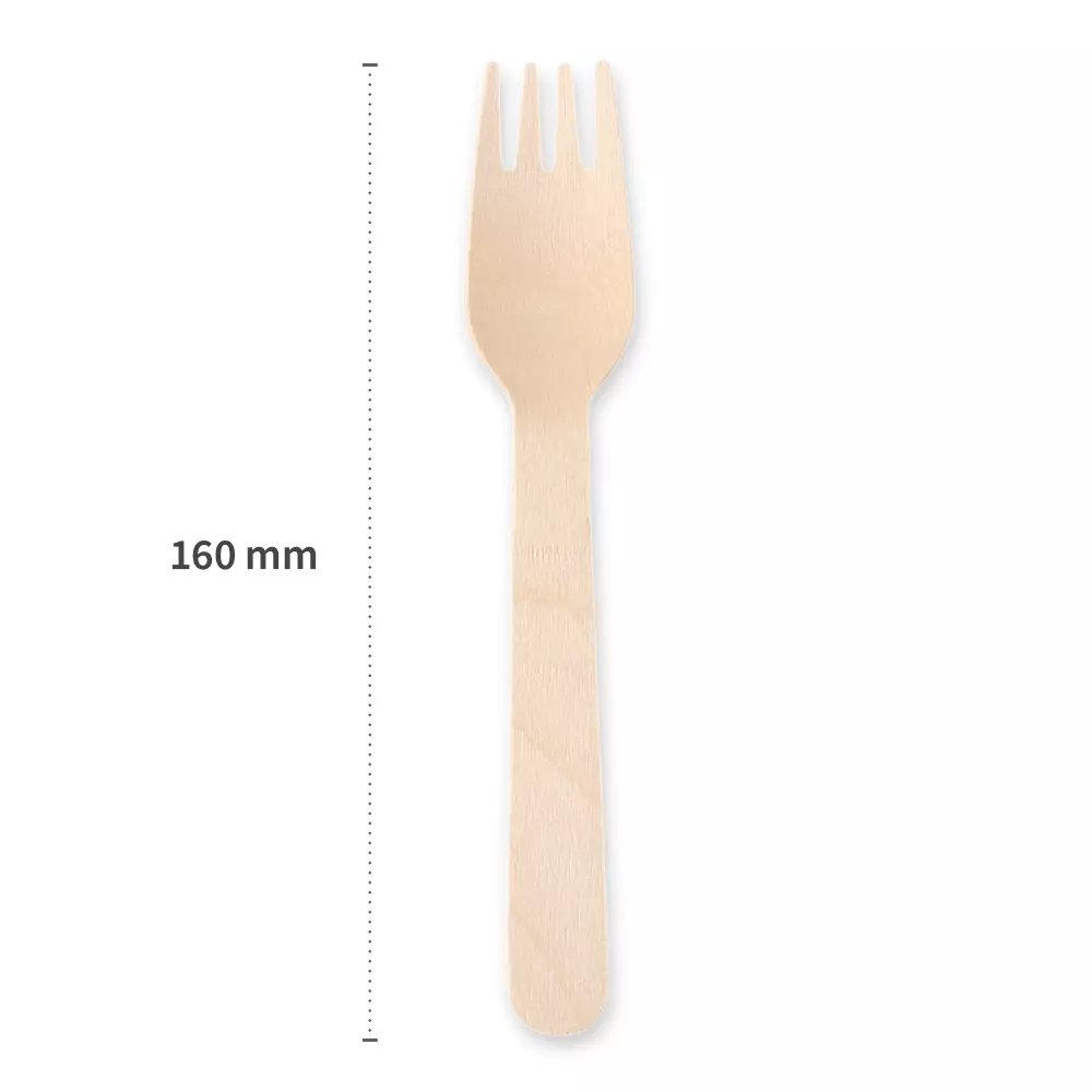 NATUREStar 388562, Organic Wood Forks, 160 mm, FSC® 100%, Wax Coated, image 3