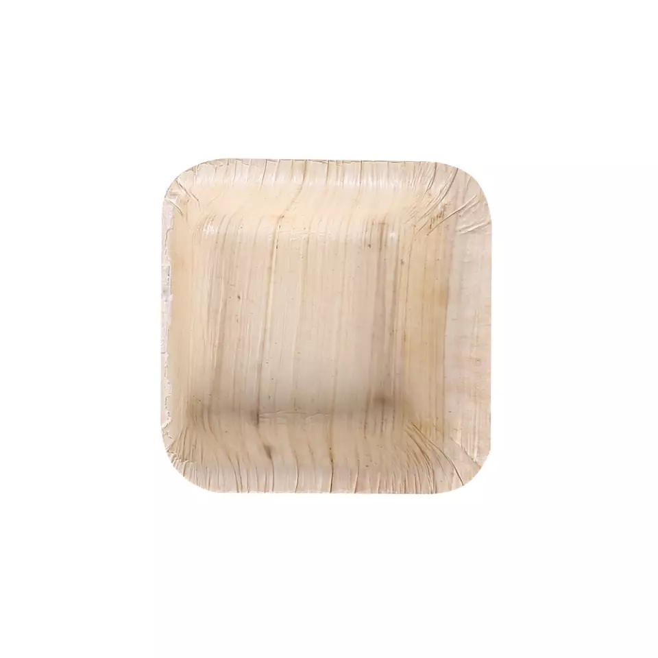 Franz Mensch 410621, Organic Palm Leaf Fingerfood Trays, Square, 30 ml, 65 x mm, image 2, gallery thumbnail