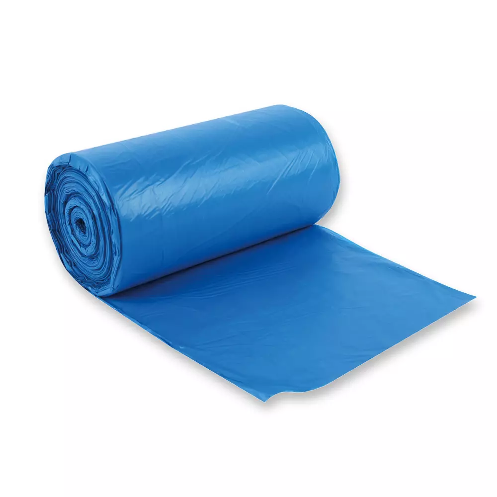HygoClean 32576, Premium HDPE Waste Bags, 120 l, Blue, Roll, image 2