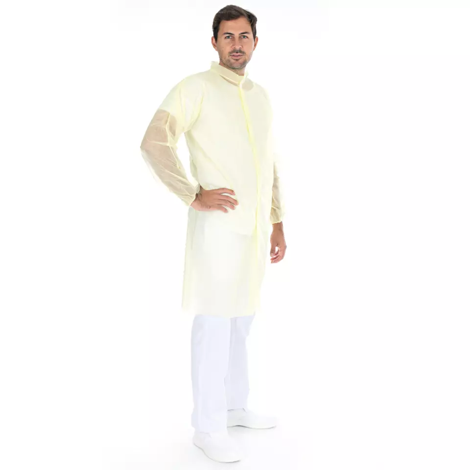 HygoNorm 274824, Light PP Gowns, XXXXL, Yellow, image 2, gallery thumbnail