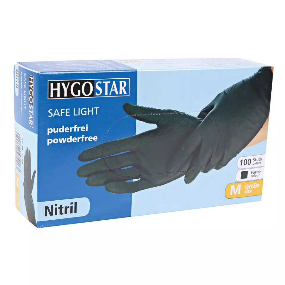 HygoStar 27008, Safe Light Nitrile Gloves, Powder-Free, image 3, gallery thumbnail