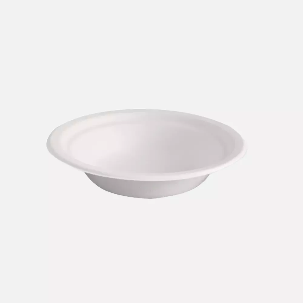 NATUREStar 41146, Organic Flat Round Bagasse Bowls, 460 ml, Ø 180 mm, image 1