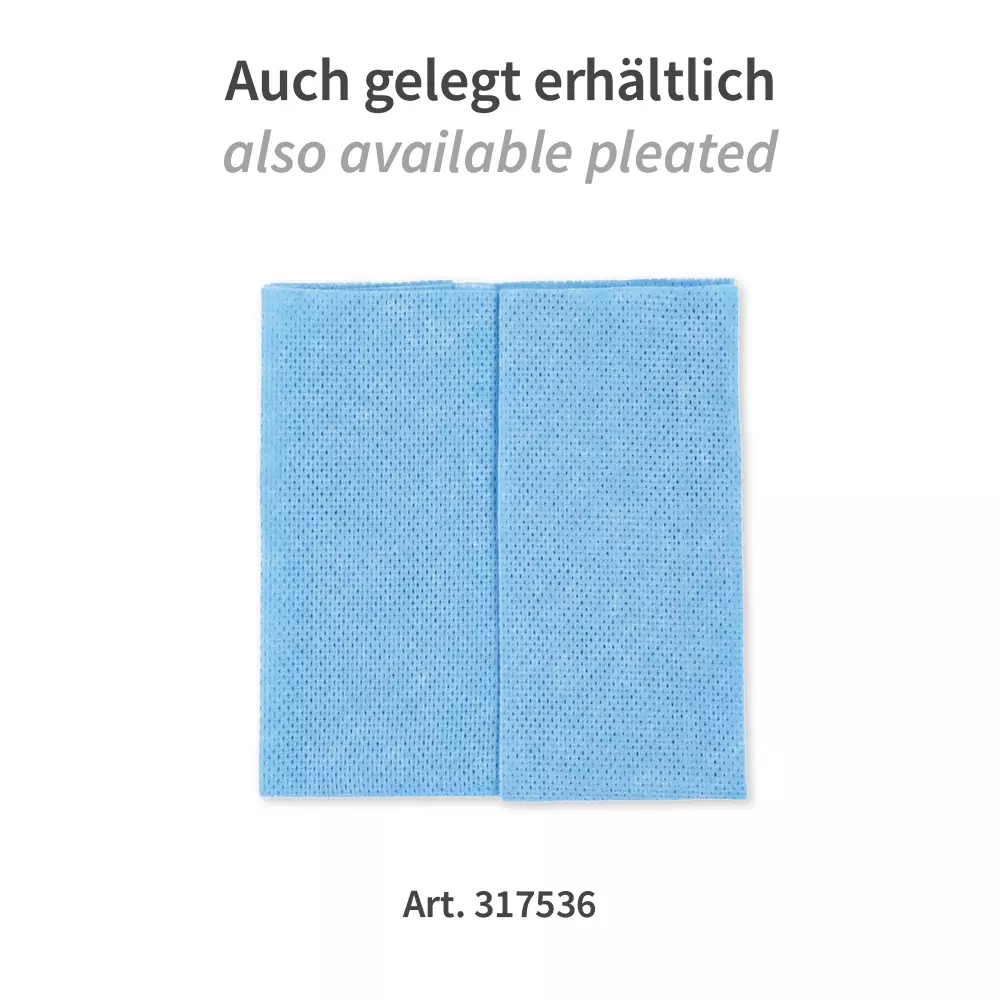 HygoClean 317526, Viscose/Polyester Polishing Cloths, Roll, Blue, image 4