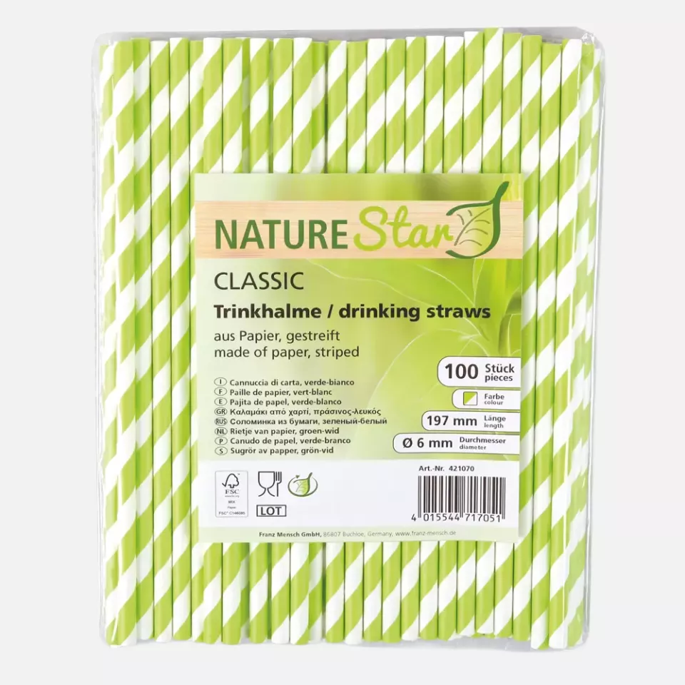 NATUREStar 421070, Classic Paper Straws, FSC®-mix Organic, image 3, gallery thumbnail