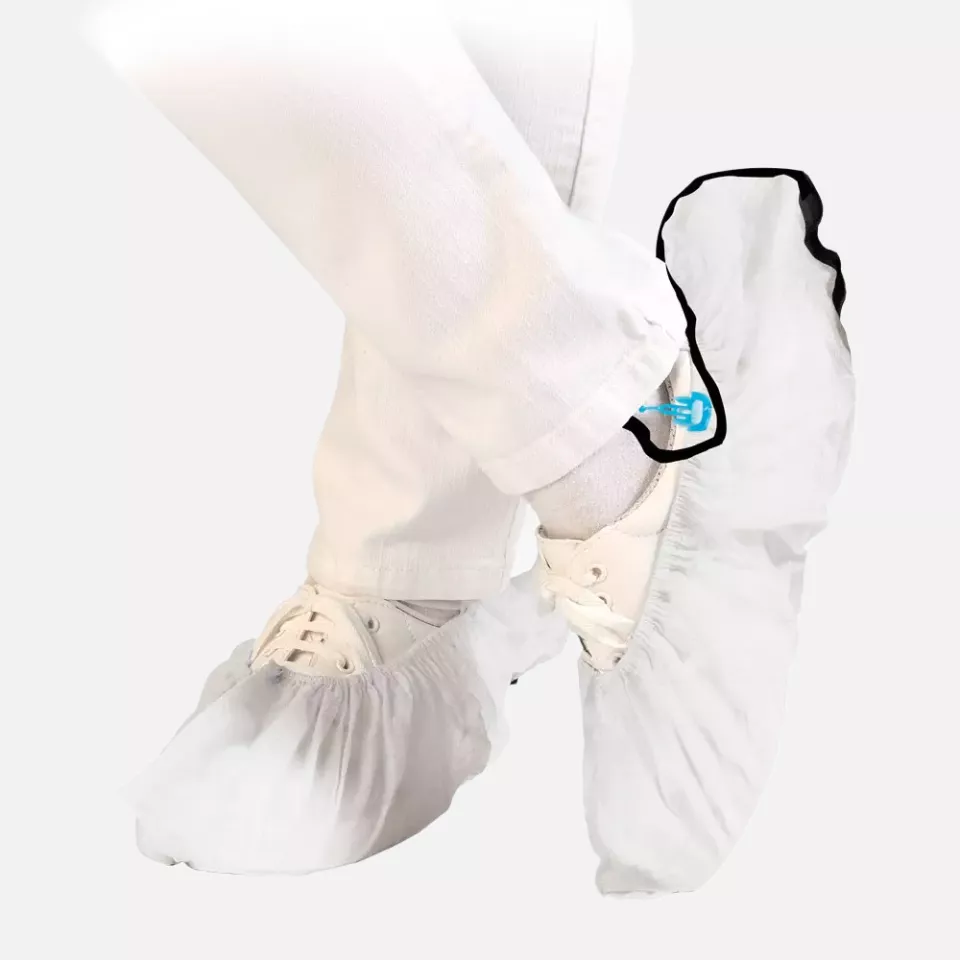HygoStar 28502H, Hygomat Antistatic PP/CPE Overshoes, White, image 1, gallery thumbnail