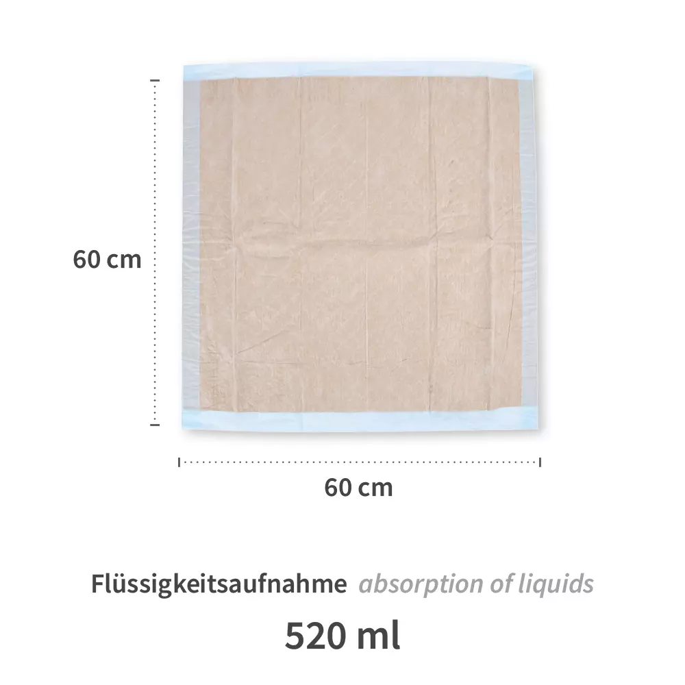 Hygostar 52793, PP/Recycled Zellulose/PE Bettunterlagen, 12-lagig, 60 x 90 cm, image 2