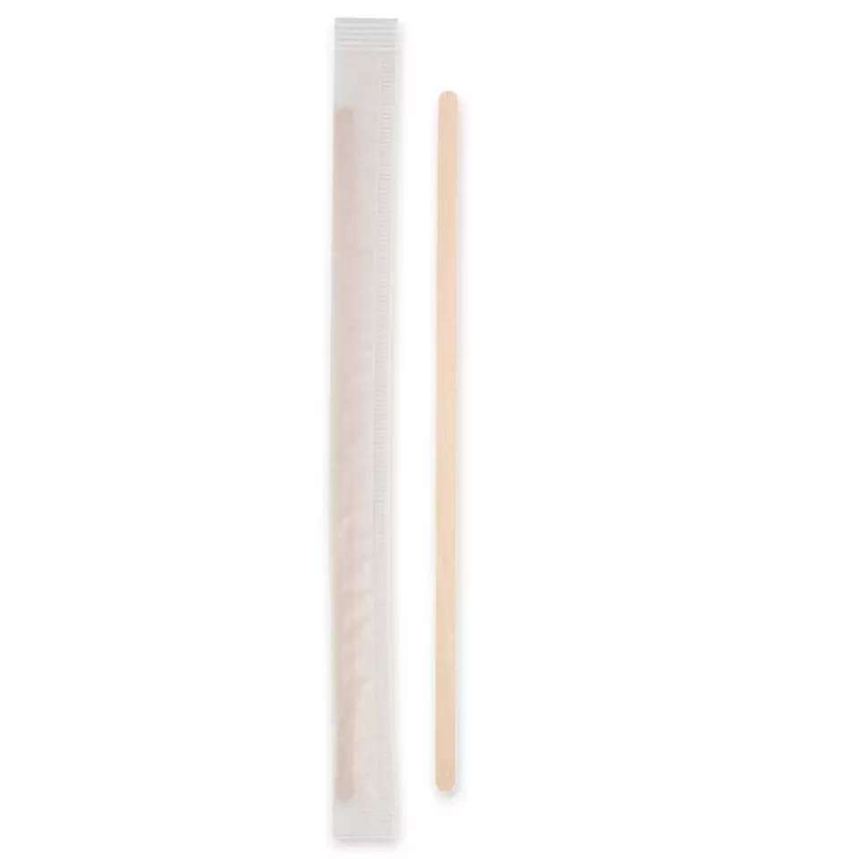 NATUREStar 388545, Organic Wood Stirrers, 110 mm, FSC® 100%, Single Wrapped, image 1, gallery thumbnail