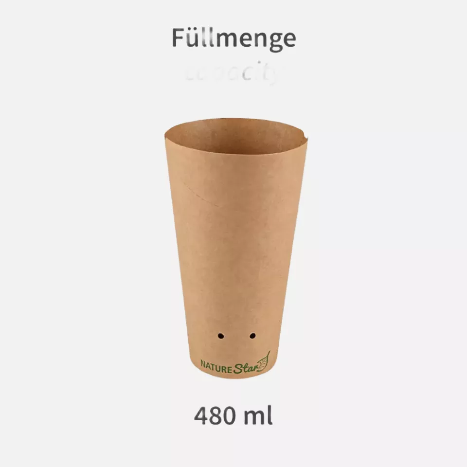 NATUREStar 417948, Organic Snack Boxes, FSC®-Mix, Ø 60 mm x 160 mm, 480 ml, image 2, gallery thumbnail