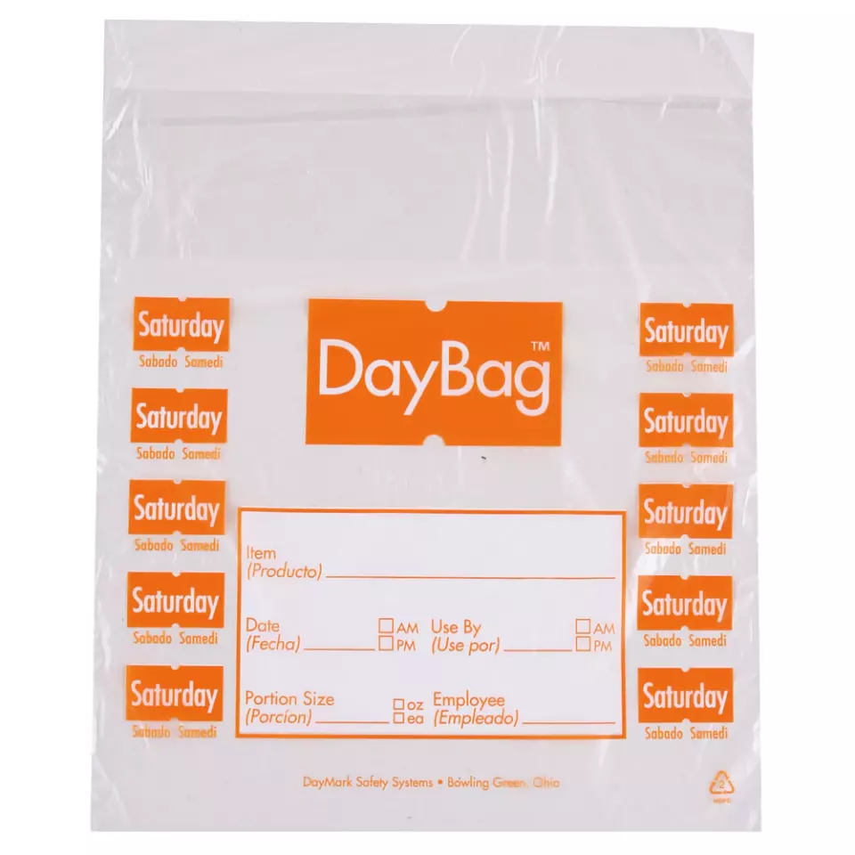 HygoStar 32256, Saturday HDPE Portion Bags, 165 x 178 mm