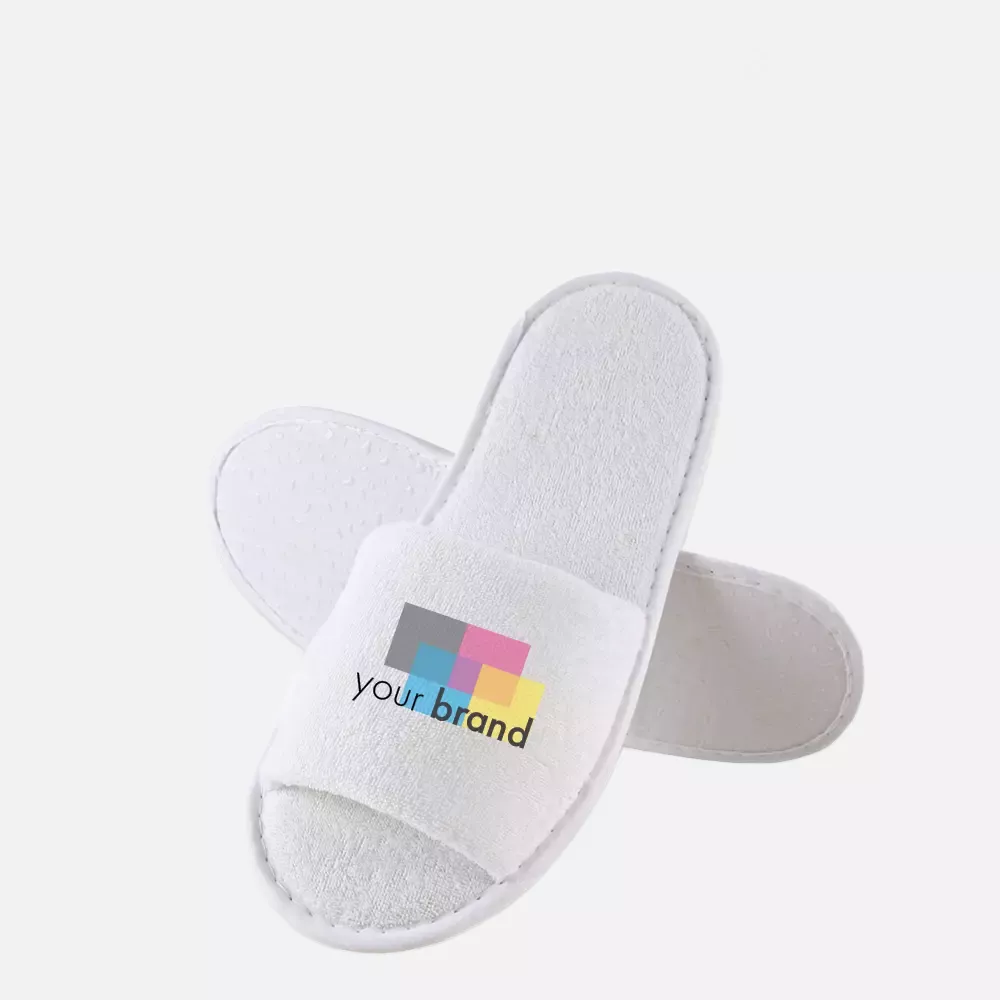 HygoStar 55528, Grip Open Slippers, Polyester, White, image 4