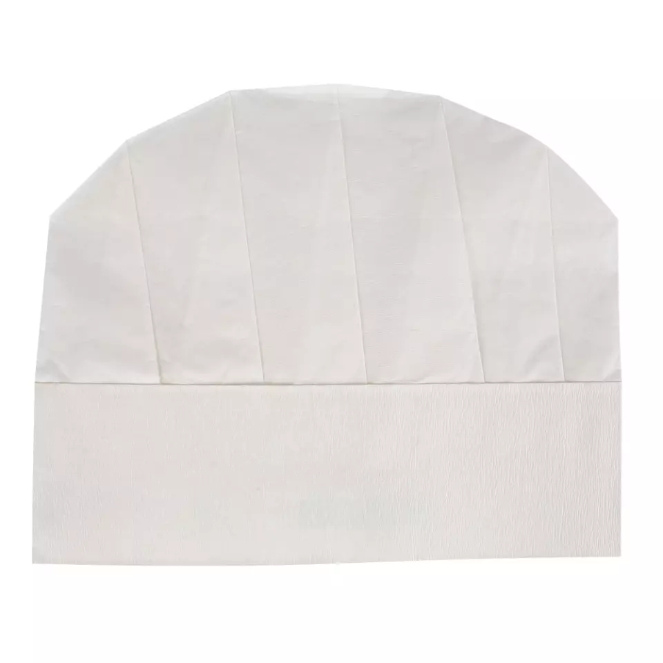 HygoStar 0980, Excellent Special Crepe Paper Chef's Hats, 22 cm, White, image 8, gallery thumbnail
