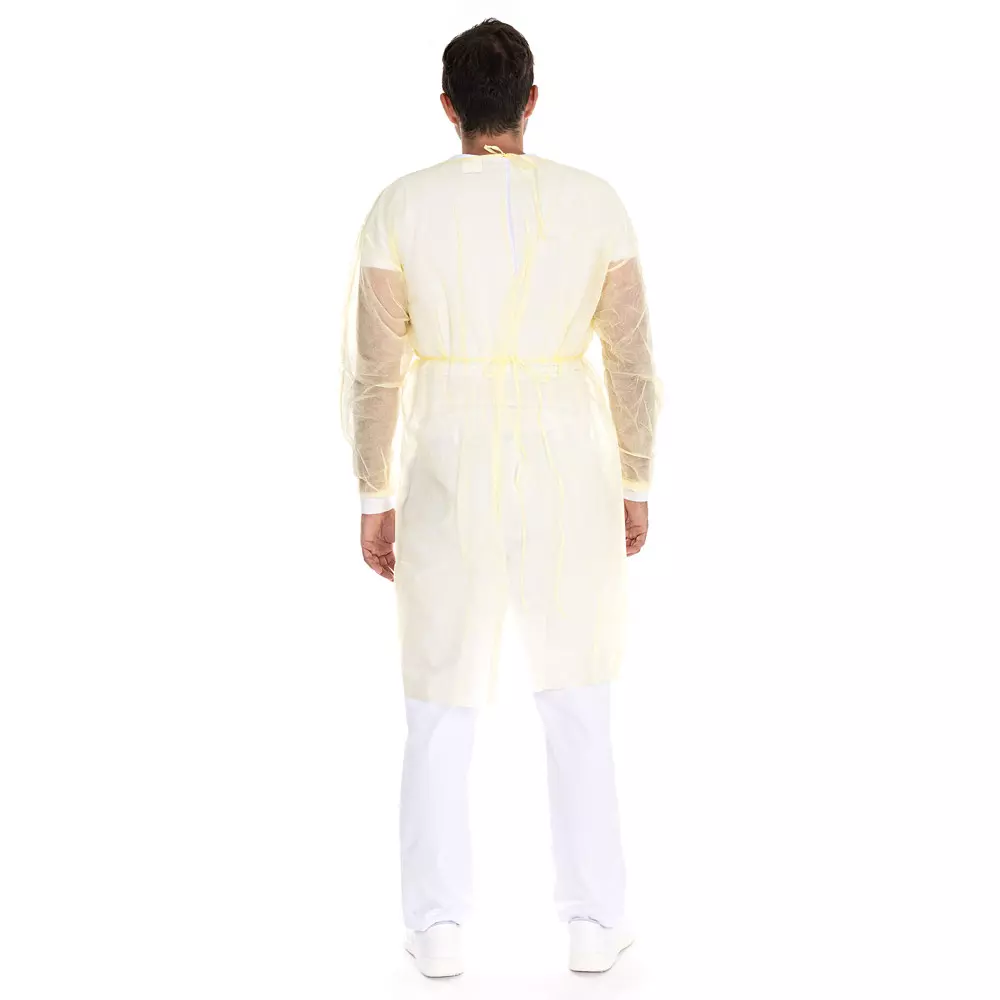 HygoNorm 277188, Eco PP Gowns, Knitted Cuffs, L, Yellow, image 5