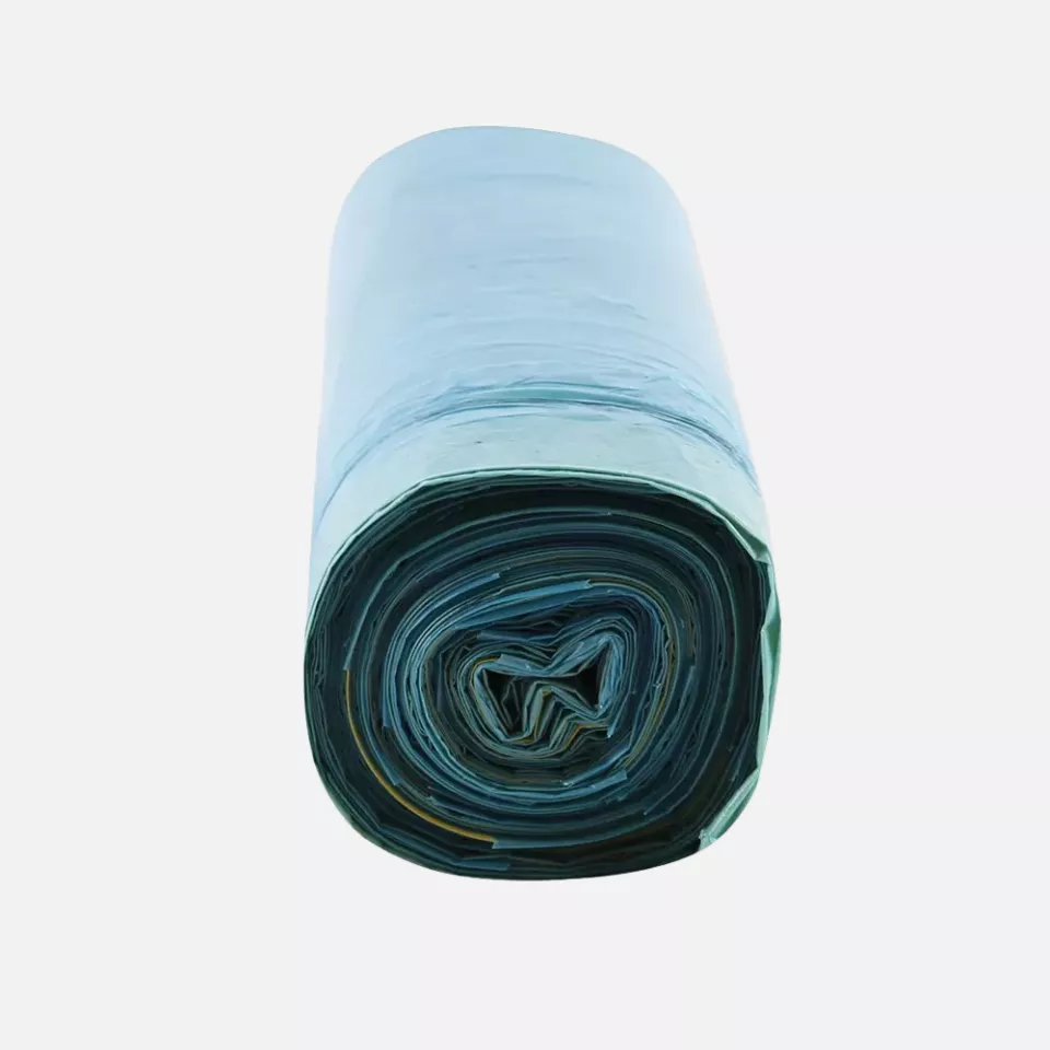 HygoClean 32454, Eco Drawstring LDPE Garbage Bags, 60 l, Blue, Roll, image 5, gallery thumbnail
