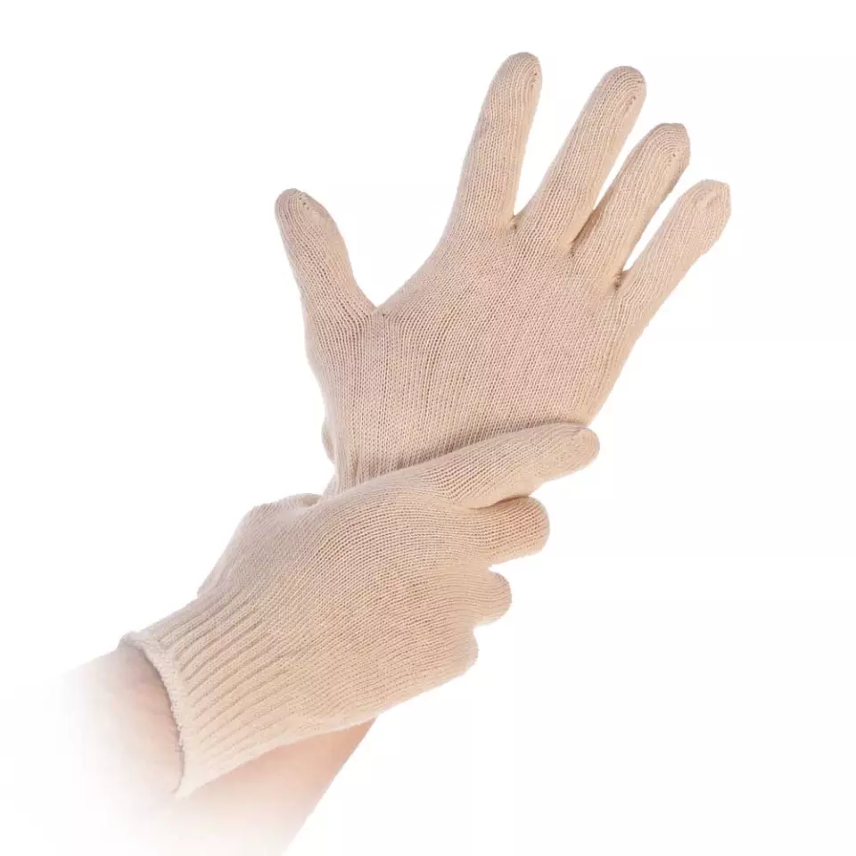 HygoNorm 27194, Cuff Light Cotton Gloves, image 1, gallery thumbnail