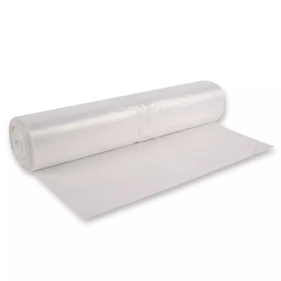 HygoClean 32999, Premium HDPE Waste Bags, 120 l, Transparent, Roll, image 1, gallery thumbnail