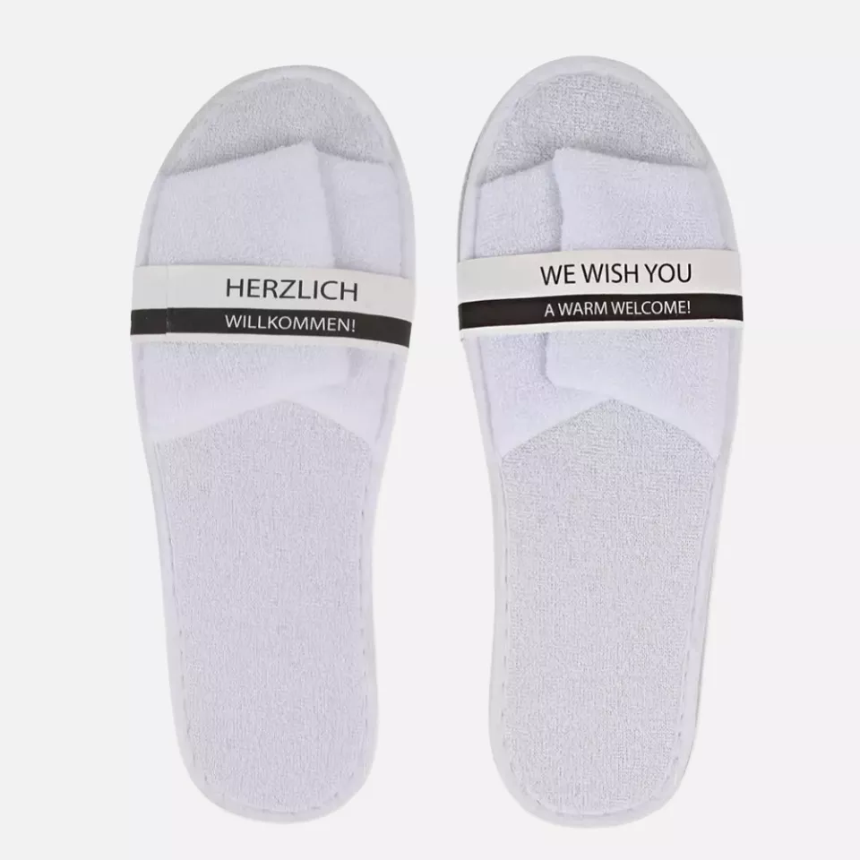 HygoNorm 55511, Classic Slippers, Open, White, Polyester, image 4, gallery thumbnail