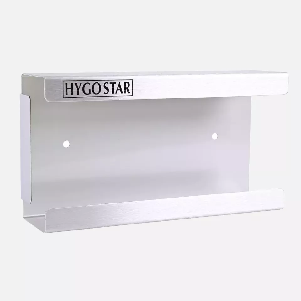 HygoStar 889411, Power Grip Glove Dispenser, Stainless Steel, image 3, gallery thumbnail
