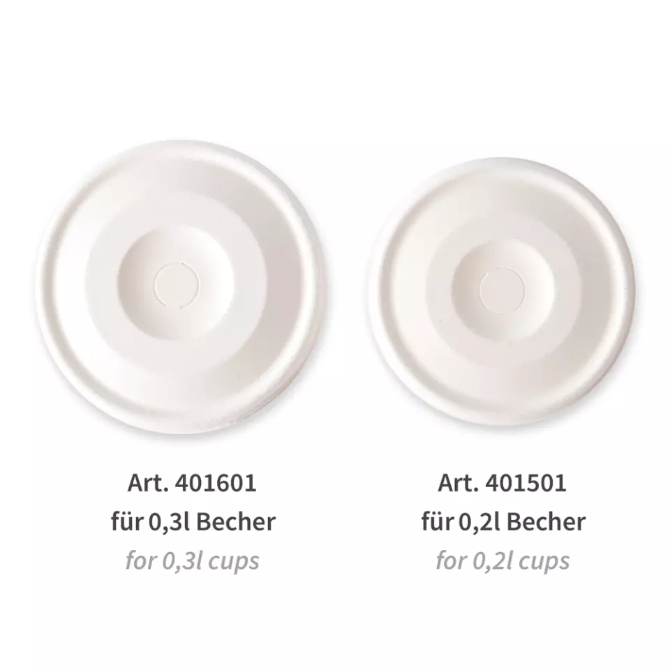 NATUREStar 401601, Bagasse Flat Lids, Organic, image 1, gallery thumbnail