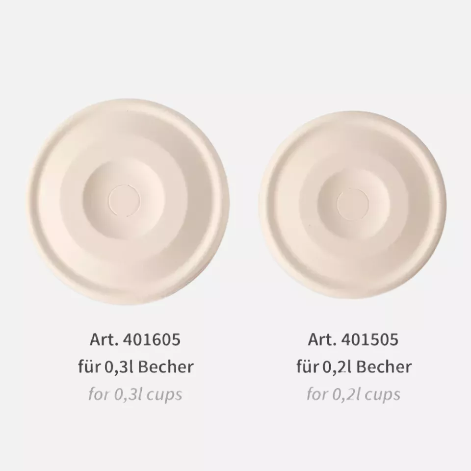 NATUREStar 401605, Bagasse Flat Lids, Organic, image 1, gallery thumbnail