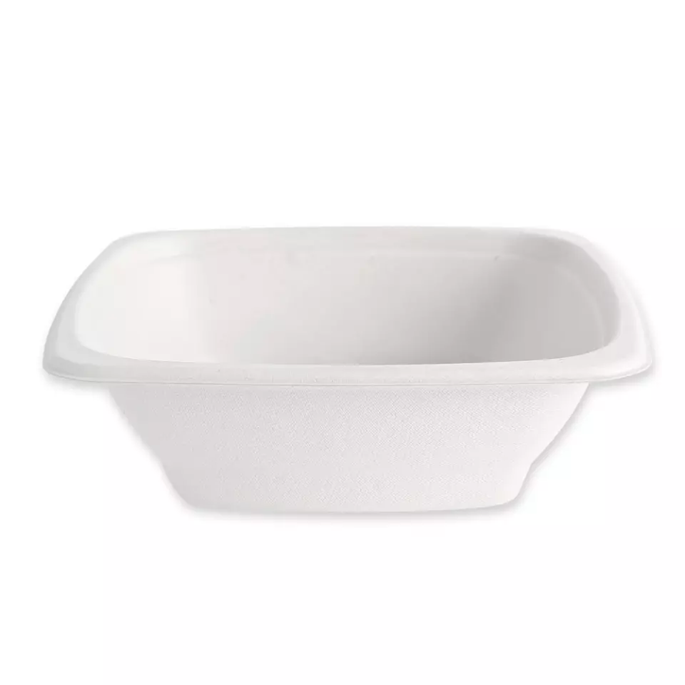 NATUREStar 41175, Organic Bagasse Trays, 180 x 54 mm, 700 ml, Square, image 1, gallery thumbnail