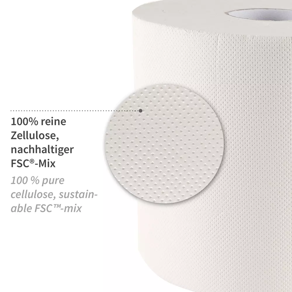 HygoClean 304120, 2-Ply Centerfeed FSC®-mix Paper Towel Rolls, White, image 3
