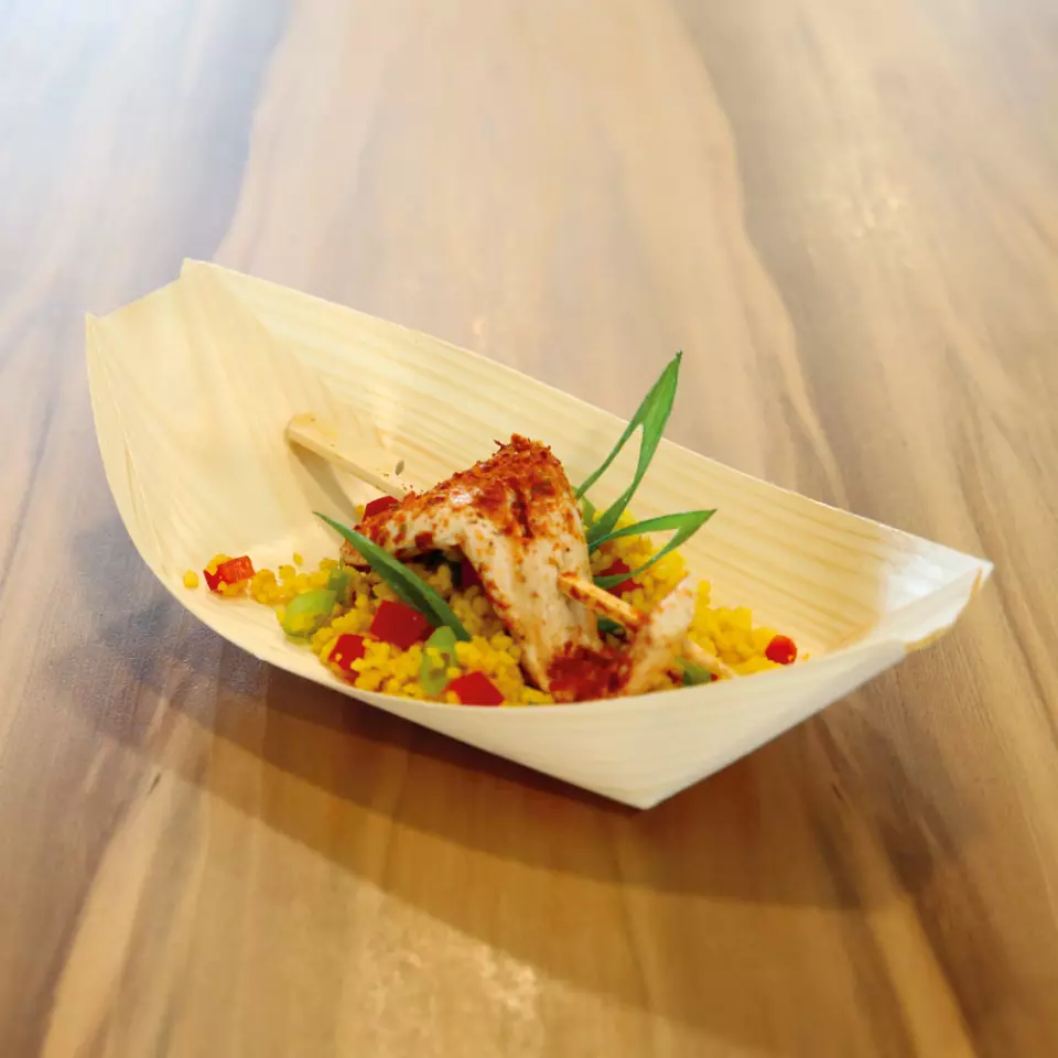 NATUREStar 38835, Bio Holz Fingerfood-Schiffchen, 180 x 85 mm, image 2, gallery thumbnail