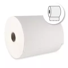 HygoClean 30445, Paper Towel Rolls, 2-Ply, Outside Unwinding, Bright White (Cellulose)