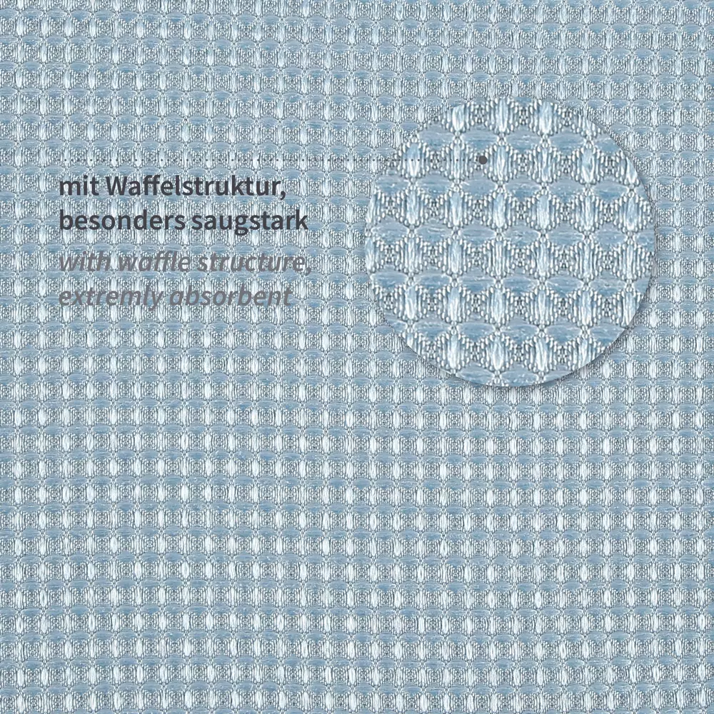 HygoClean 317665, Micro Master Waffle Microfiber Cloths, Blue, Polyester/Polyamide, image 3