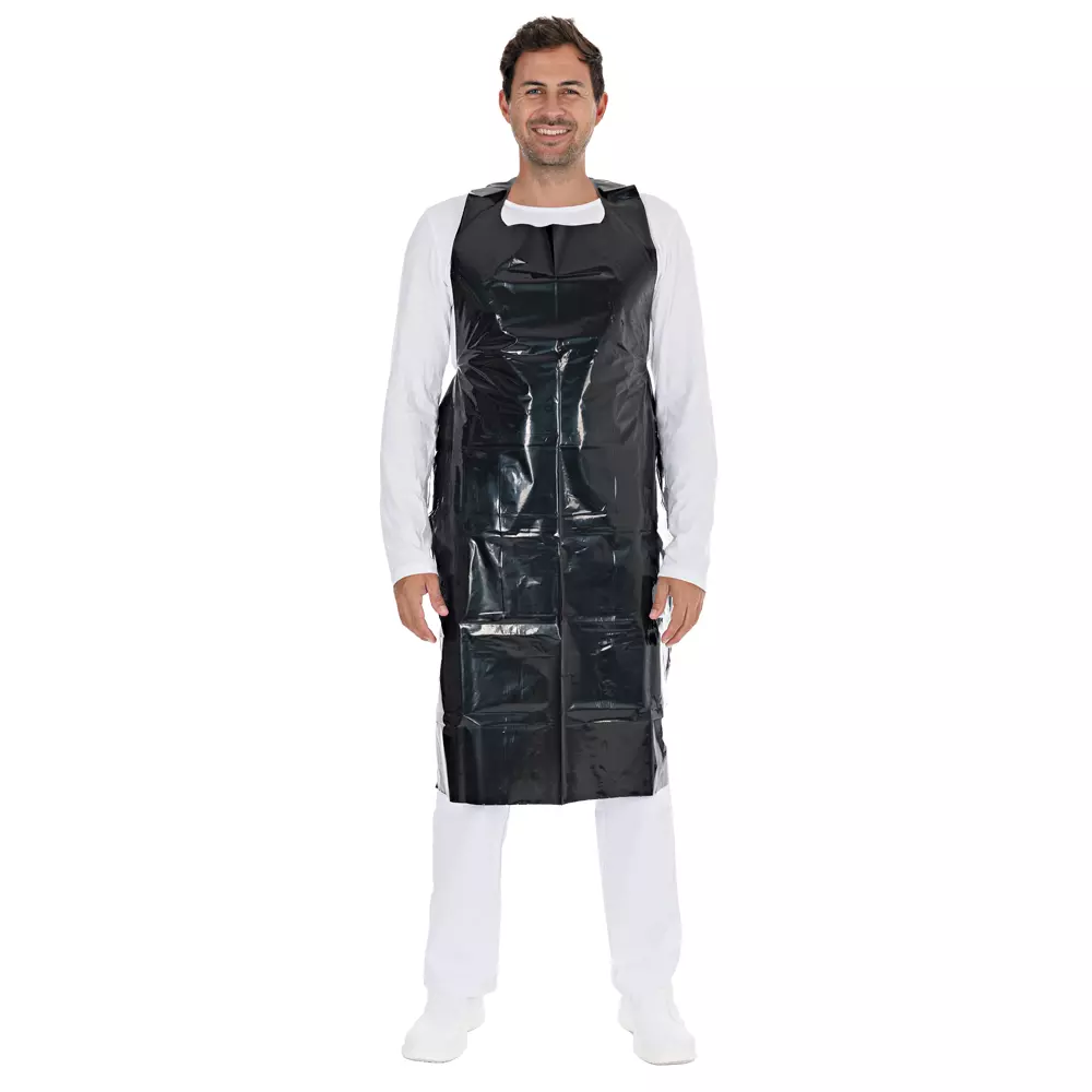 HygoStar 23538, Disposable Aprons, LDPE, 150 x 100 cm, Black, Approx. 60 my, image 4