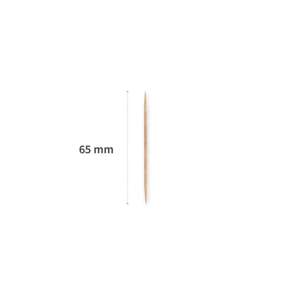 NATUREStar 38811, Organic Wood Toothpicks, 65 mm, Individually Wrapped in Foil, image 3, gallery thumbnail