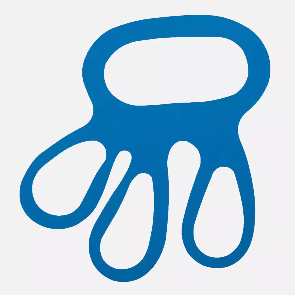HygoStar 33802, Detectable PU Glove Tightener, Blue, image 1