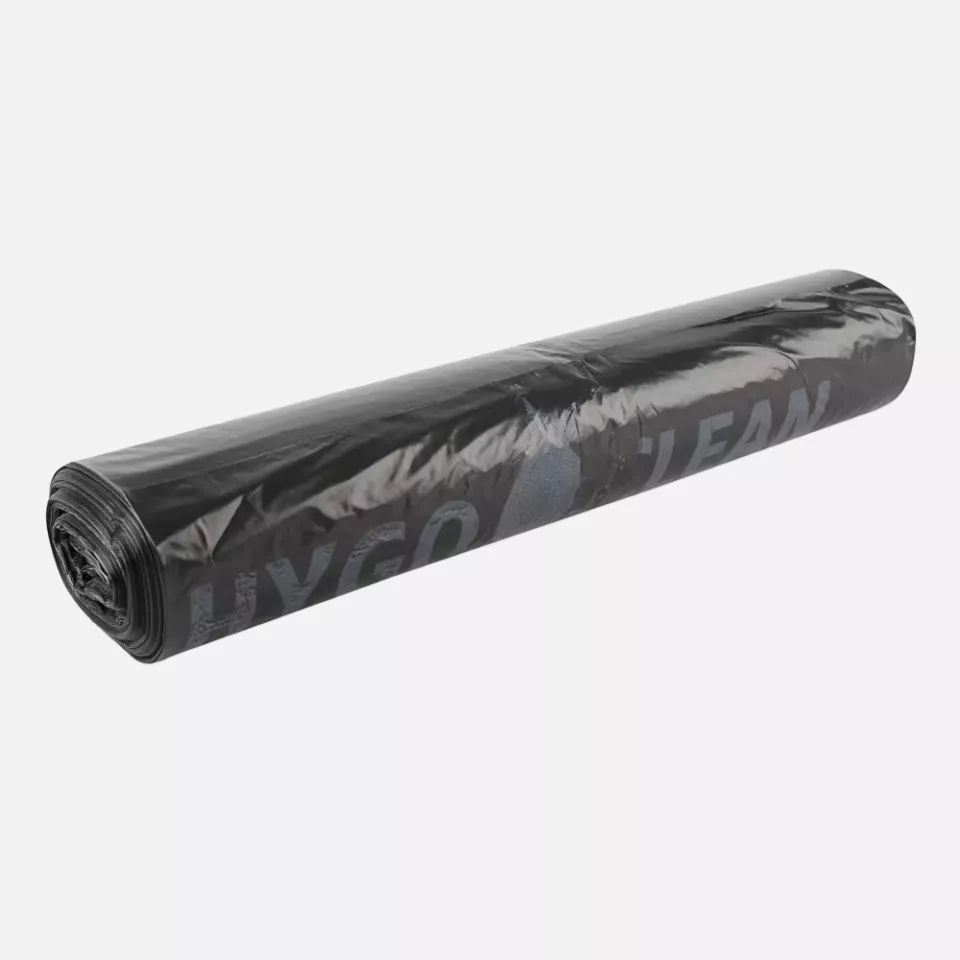 HygoClean 32303, Eco LDPE Waste Bags, 120 l, Black, Roll, image 1, gallery thumbnail