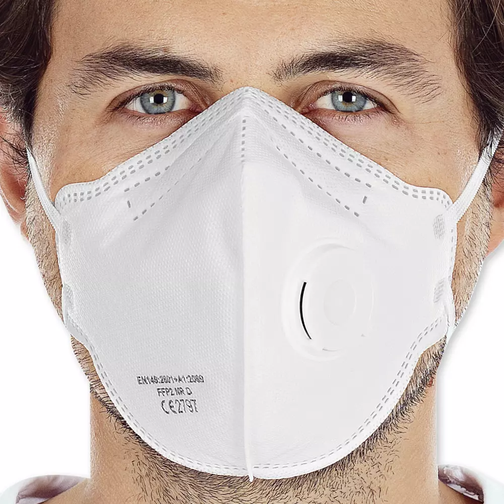 HygoStar 29330P, FFP2 NR Respirators, Vertically Foldable, With Valve, PP, Economy Pack, image 6