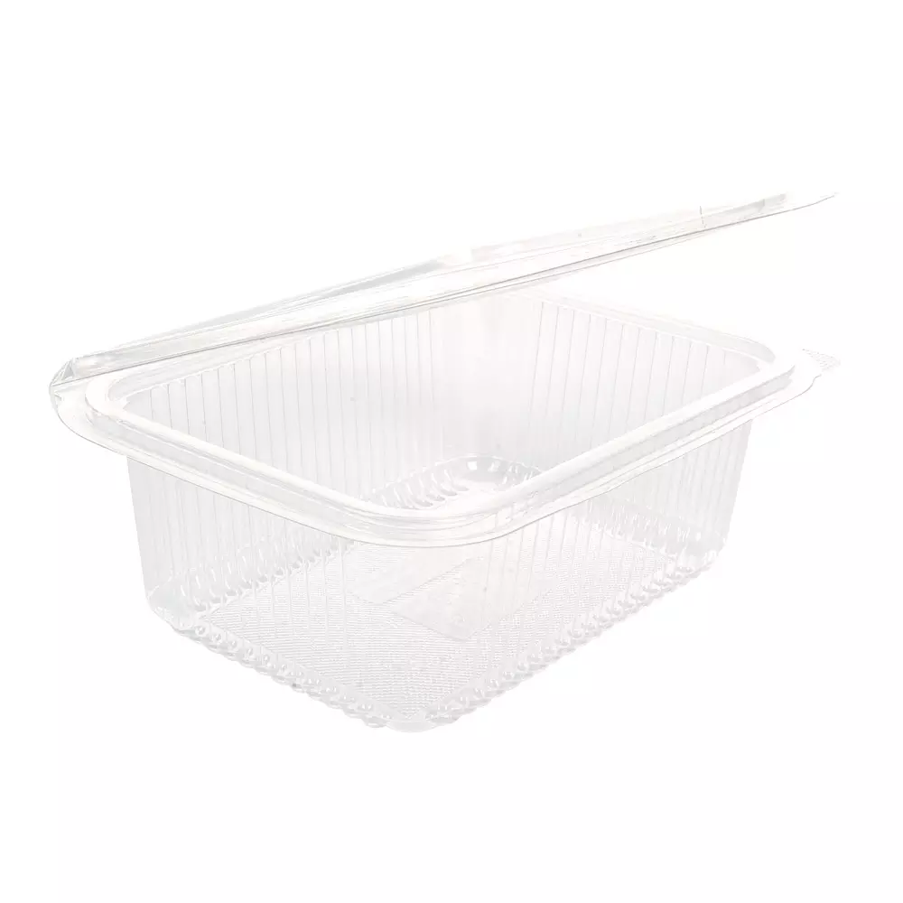 Franz Mensch 423905, Organic PLA Deli and Salad Bowls with Hinged Lid, 1000 ml, image 1