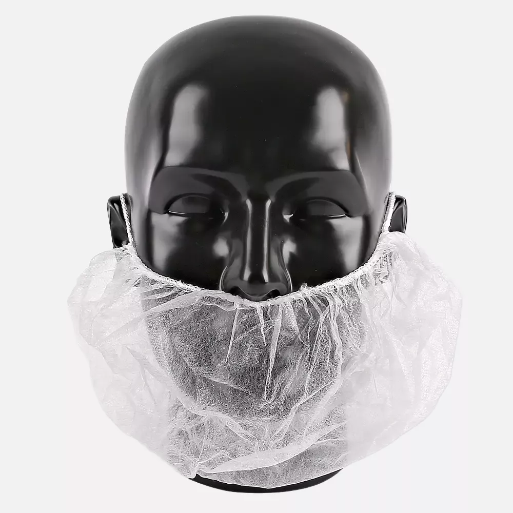 HygoStar 29220, PP Bartschutz mit Ohrschlaufen, Weiß, image 2