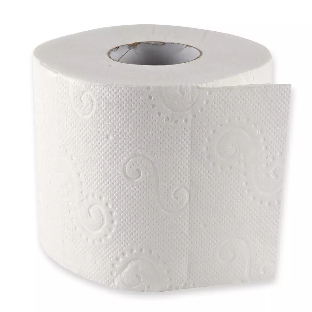 HygoClean 30424, 4-Ply Cellulose Toilet Paper, Small Roll, White