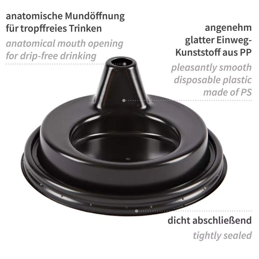 HygoStar 40063, PP Feeding Lids, Ø 90 mm, Black, image 2