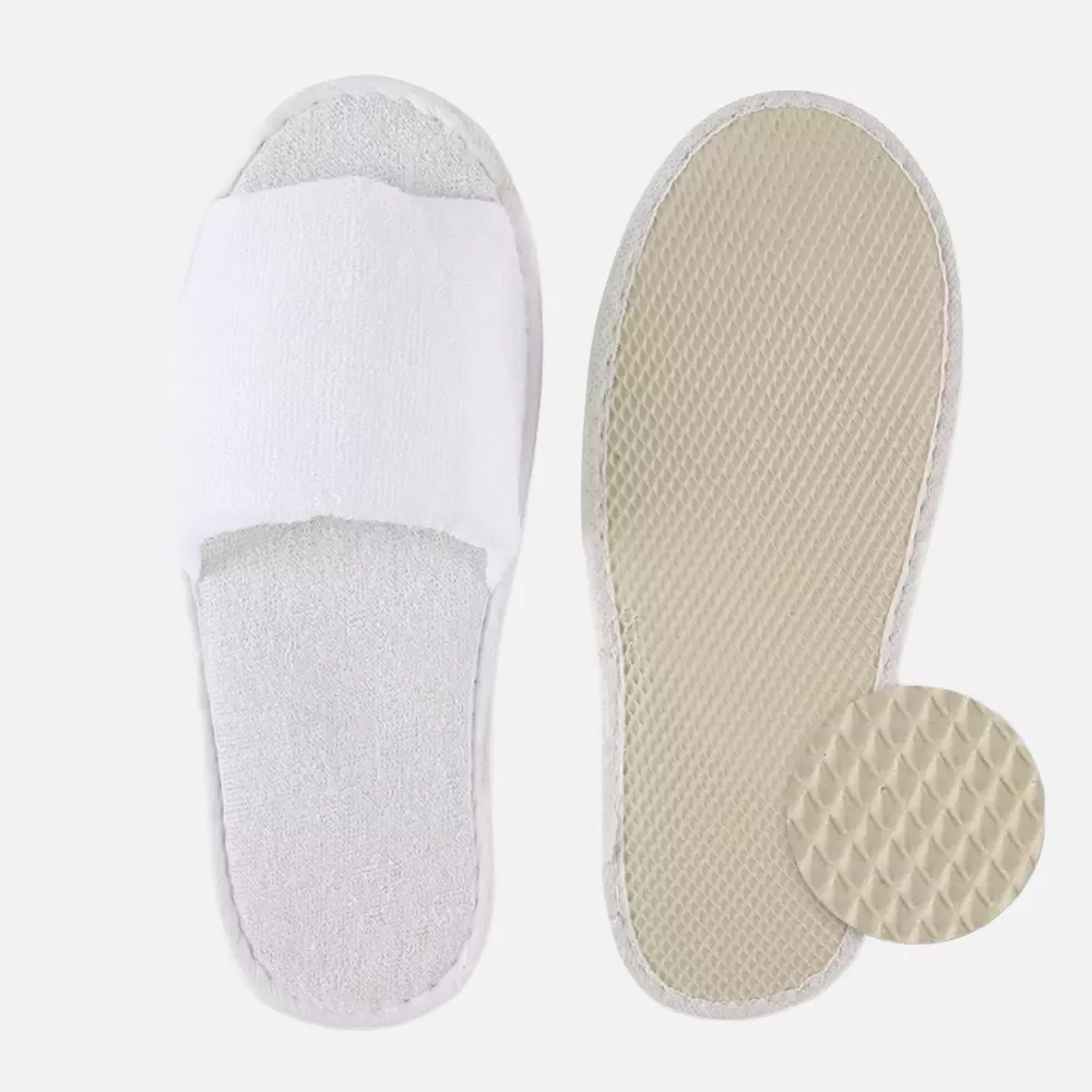 HygoNorm 5551, Classic Polyester Slippers, Open, White, image 2