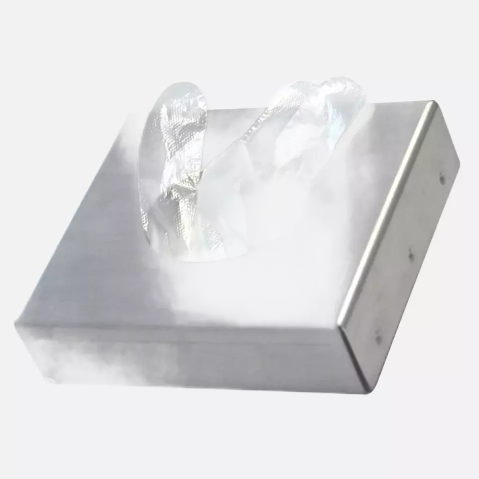 HygoStar 88943, Glove Dispenser for PE Bagged Gloves, Stainless Steel, image 2, gallery thumbnail