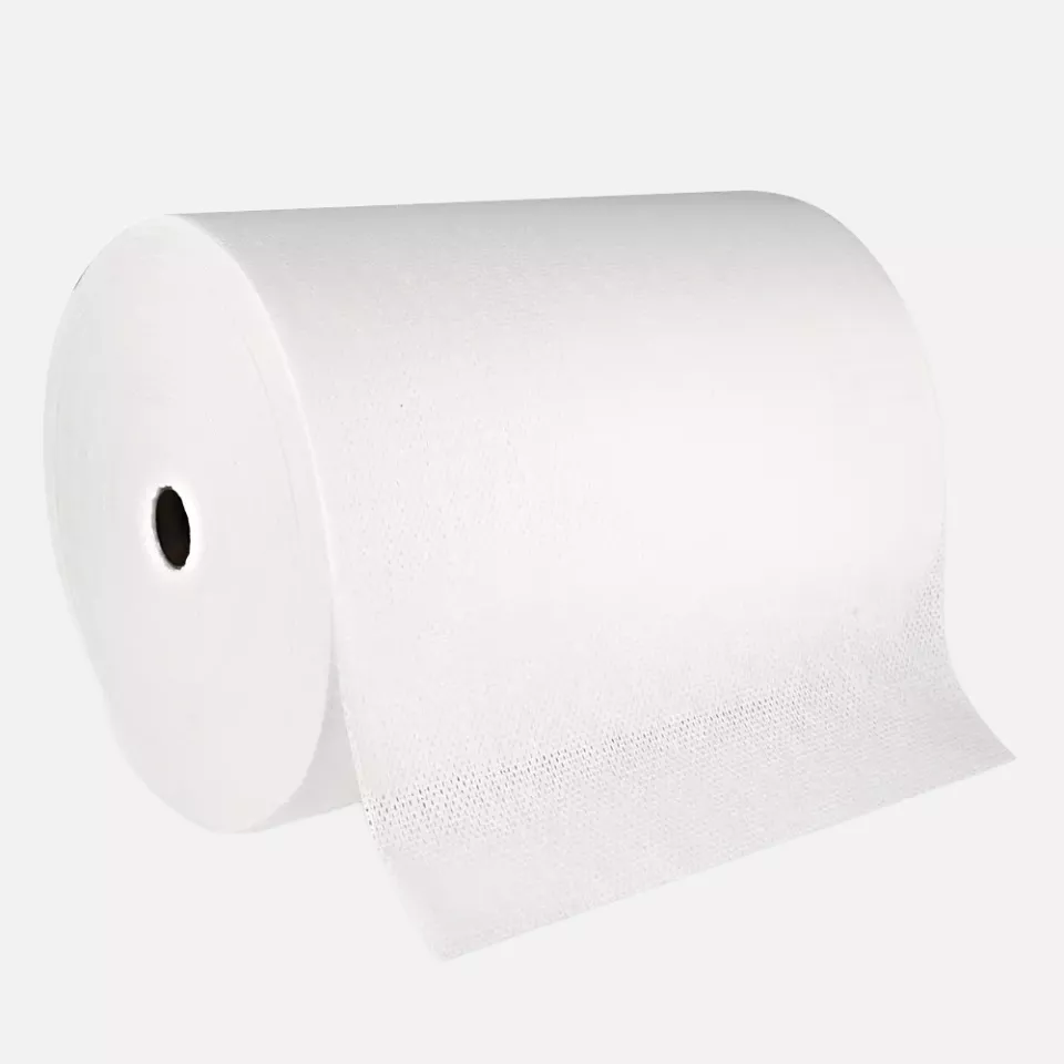 HygoClean 31709, Hygotex Eco Viscose/Polyester Cleaning Cloths, Roll, White, image 1, gallery thumbnail