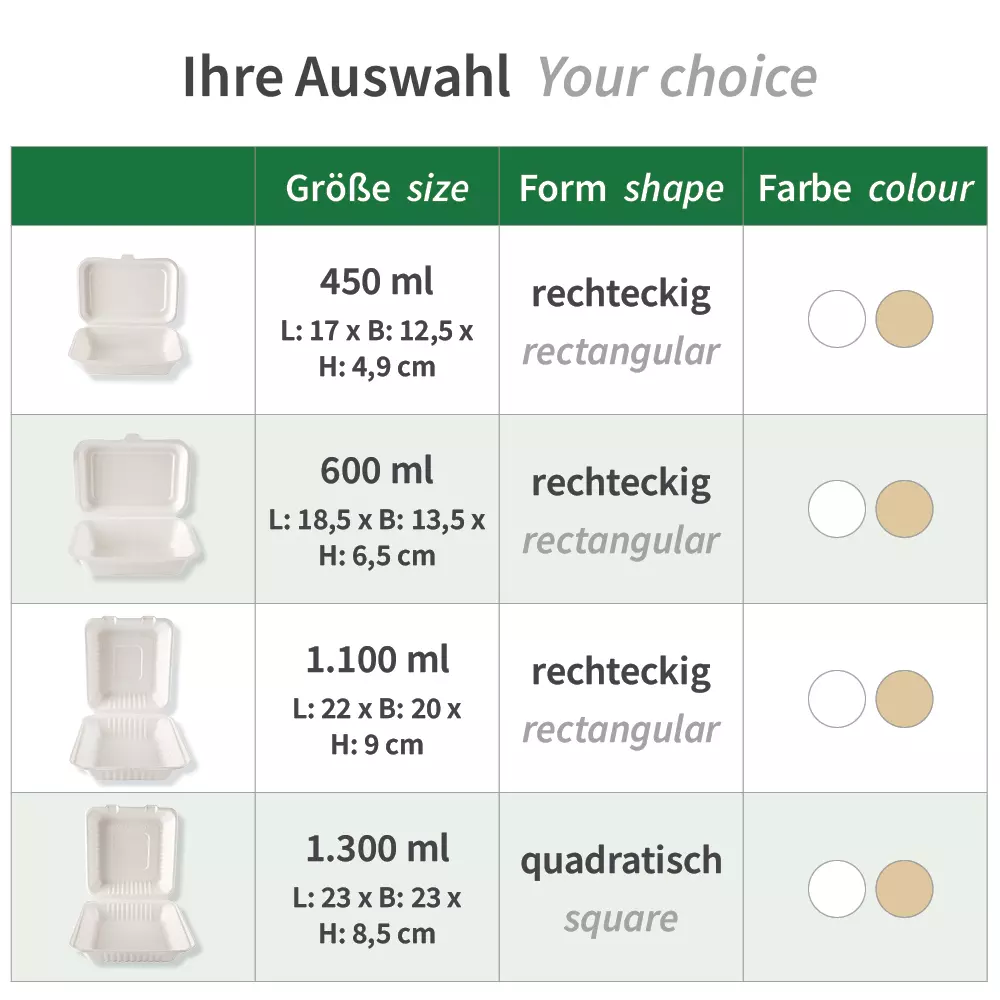 NATUREStar 412185, Bagasse Organic Hinged Lid Menu Boxes, image 5