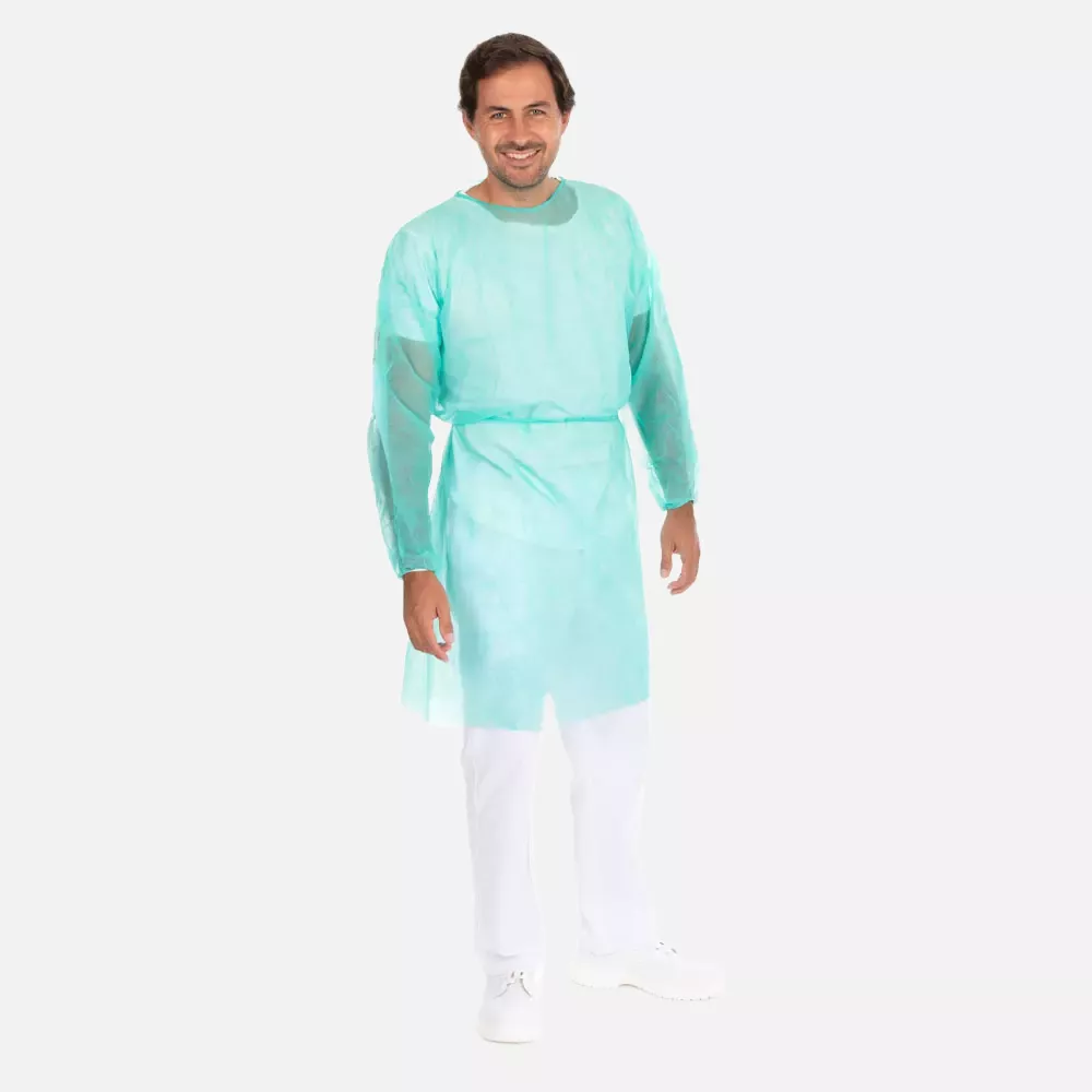 HygoNorm 277509, Eco PP Gowns with Elastic Wrist Bands, image 3