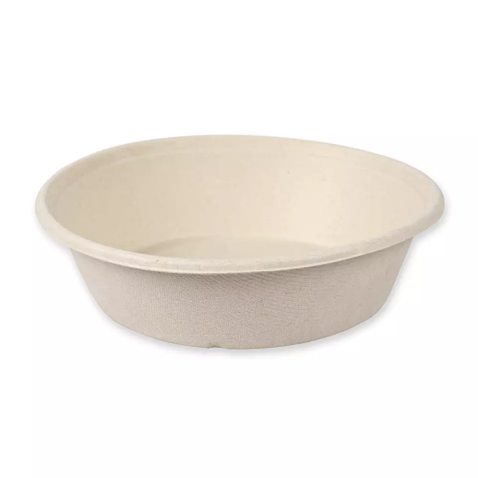 NATUREStar 411955, Rondo Runde Bagasse-Schalen, 900 ml, Ø 194 mm, image 1, gallery thumbnail