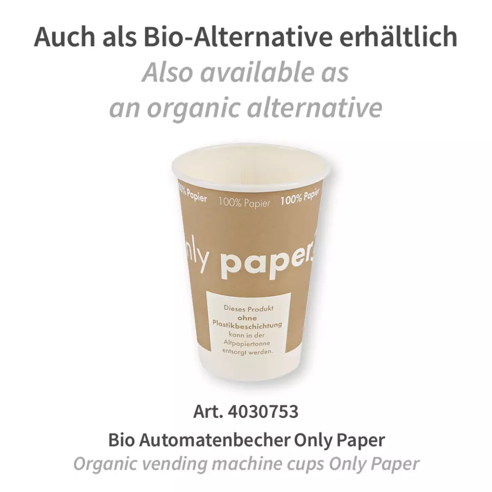 HygoStar 407075, FSC®-Mix Paperboard/PE Vending Machine Cups, 180 ml / 7.5 oz, ø 70 mm, image 3, gallery thumbnail