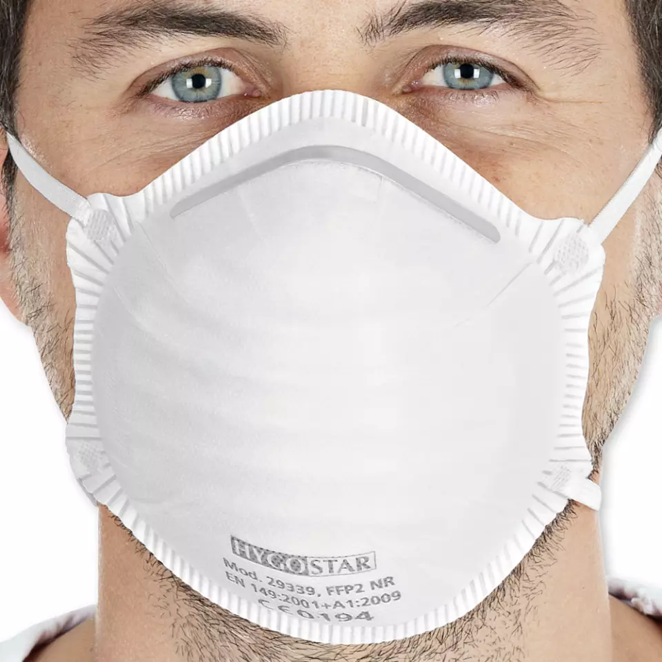 HygoStar 29339, FFP2 NR PP Respirators, Cup-Shaped, image 3, gallery thumbnail