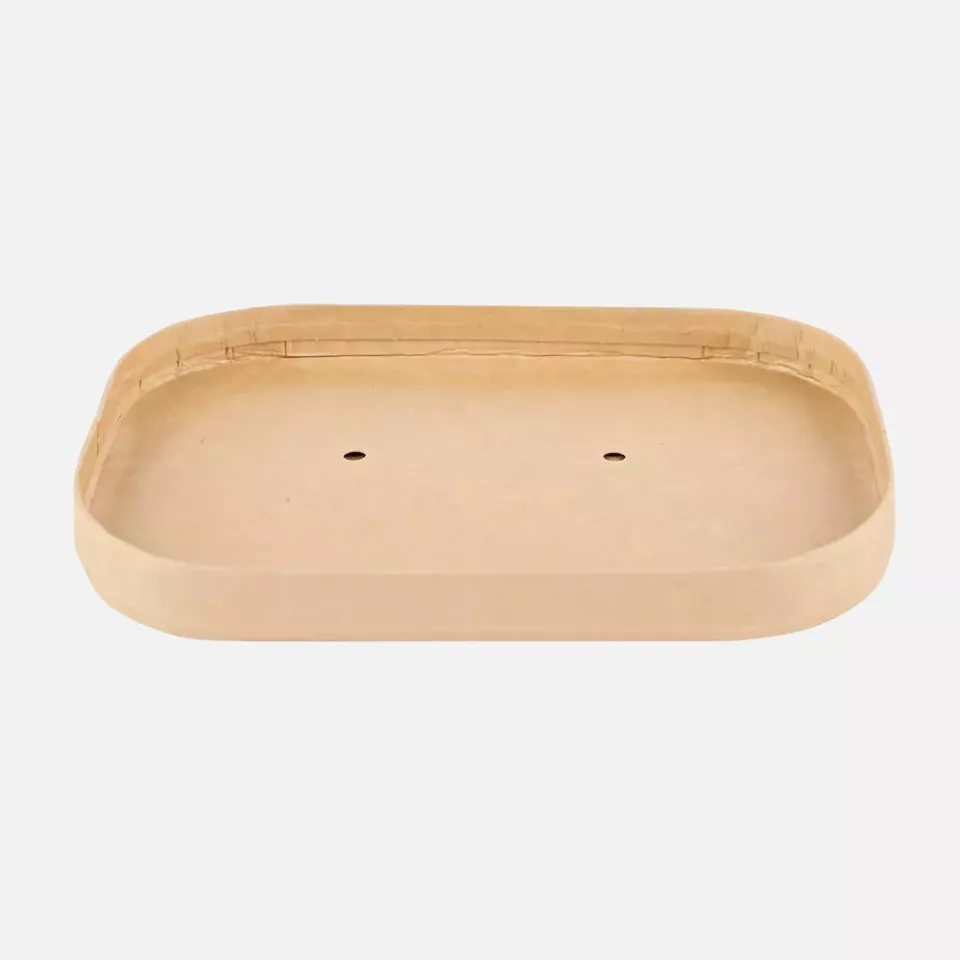 NATUREStar 417416, Organic Takeaway Tray Lids, FSC®-mix, 172 x 120 x 17 mm, Kraft Paper/PE, image 6, gallery thumbnail