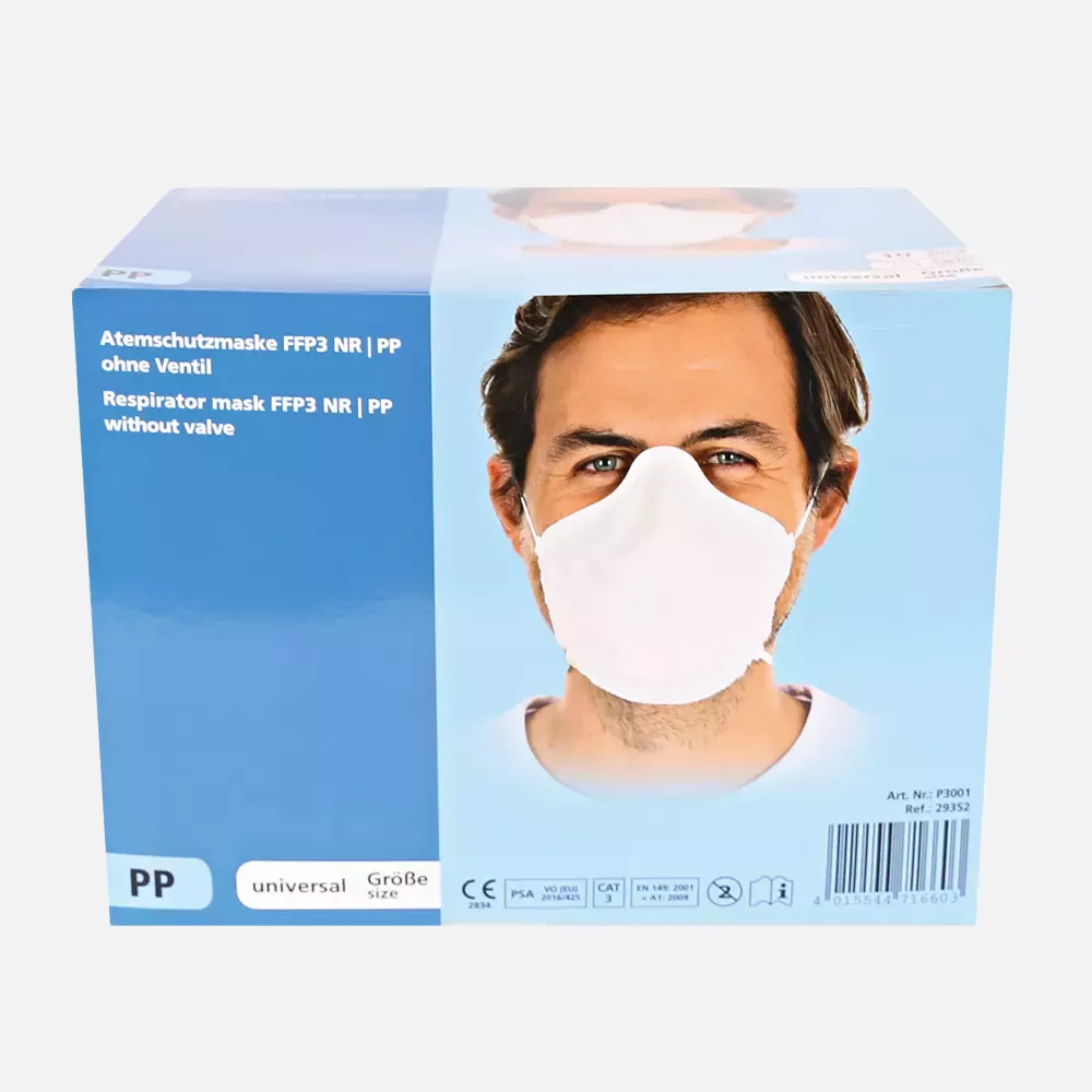 Franz Mensch 29352, FFP3 NR PP Respirators, Cup-Shaped, image 4